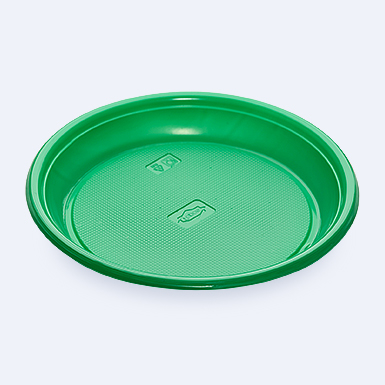 тарелка десертная d-165мм зеленая (100шт)