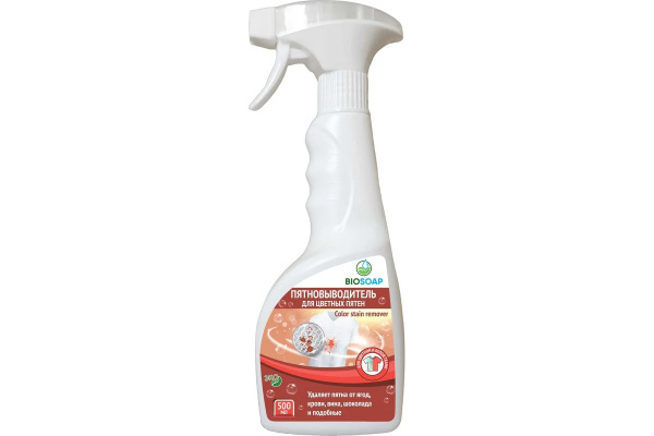 BIOSOAP Пятновыводитель для цветных пятен Color stain remover / Биосоп Colorof триггер (500 мл) biosoap пятновыводитель для цветных пятен color stain remover / биосоп colorof триггер (500 мл)