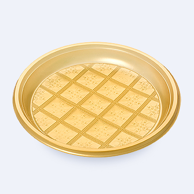 тарелка закусочная бессекционная d-205мм желтая (50шт)