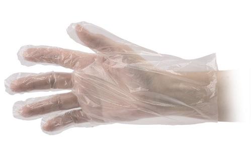 перчатки полиэтиленовые одноразовые р-р м (100шт)