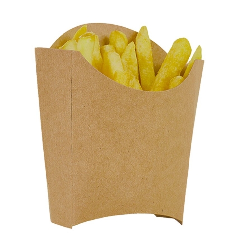 Контейнер картонный для картофеля фри ECO FRY L, 132х54х120, крафт /50/1000/ контейнер картонный для картофеля фри eco fry l, 132х54х120, крафт /50/1000/