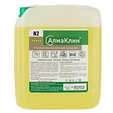 алмаклин №2 5л нейтральное универсальное моющее средство (лимон) евро