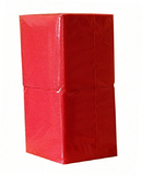 салфетки бумажные 240х240мм,1-слойные (400шт) красные (18)